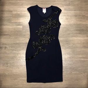 Yoana Baraschi Modern Klimt Beaded Dress Small